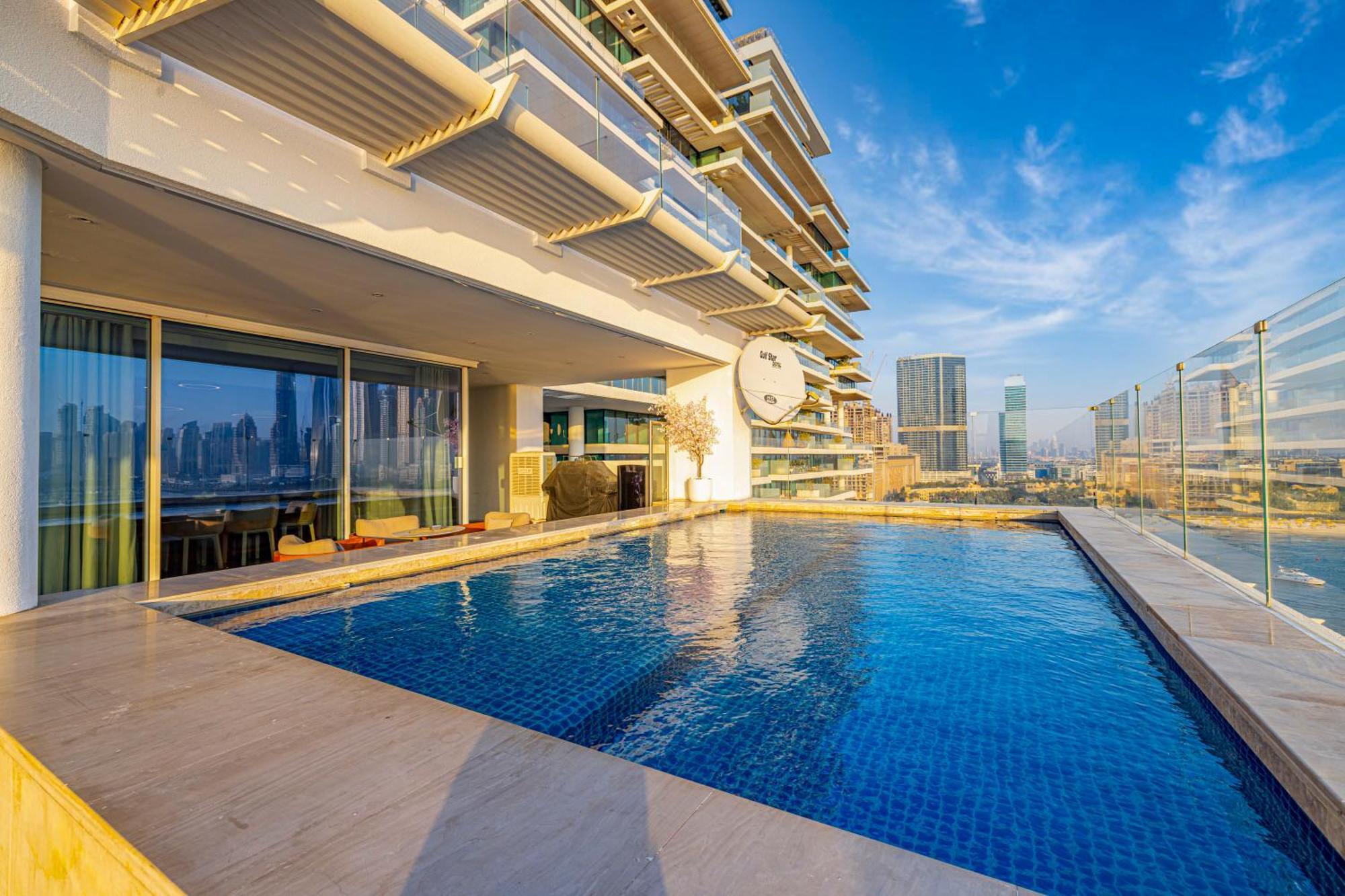 Five Palm Jumeirah 2Br Luxury Penthouse , Full Marina See View With Private Pool Dubái Exterior foto