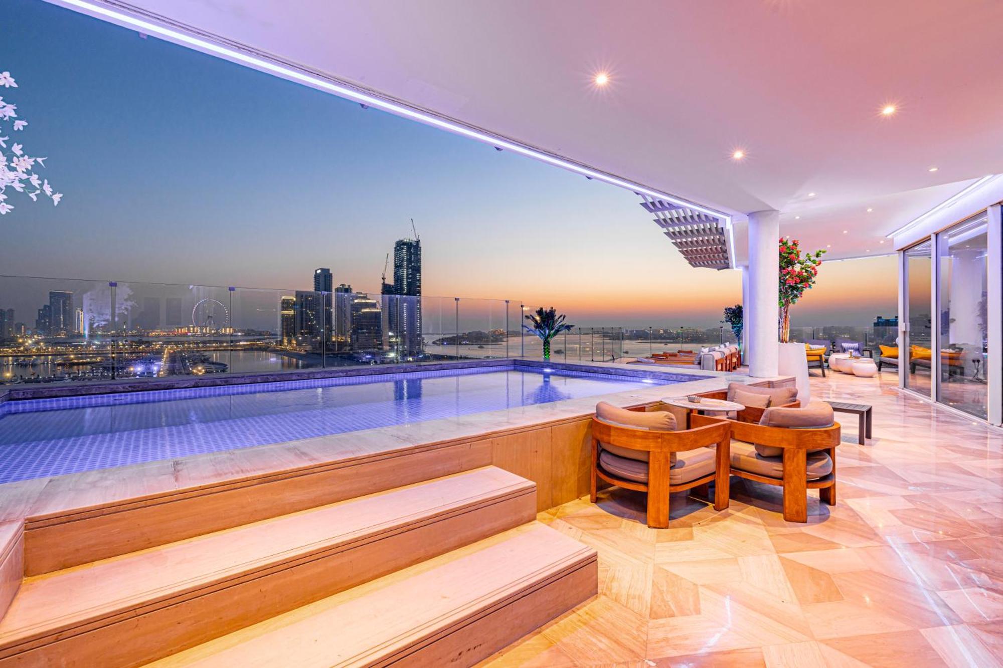 Five Palm Jumeirah 2Br Luxury Penthouse , Full Marina See View With Private Pool Dubái Exterior foto